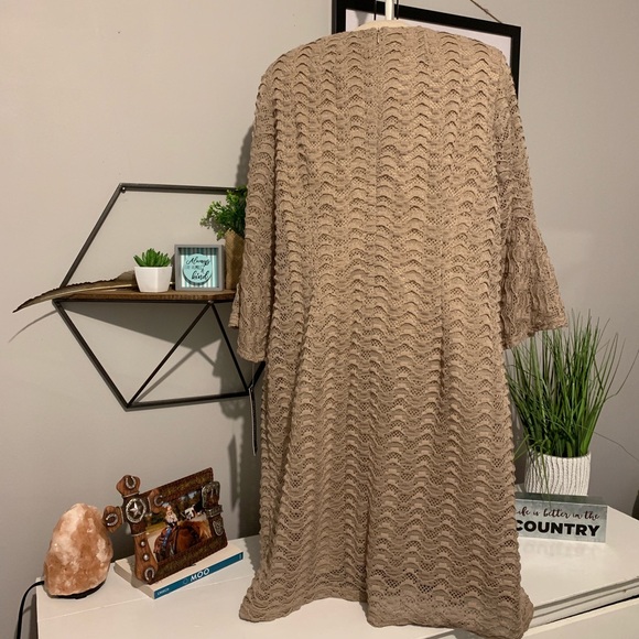 ❤️SOLD ❤️Sharagano} NWT Textured Lace Dress | Plus - Picture 7 of 8